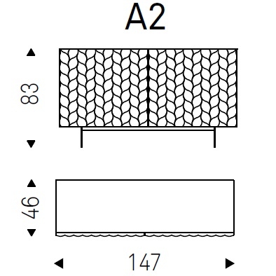Lavander_A2_147 x 46 x H 83 cm