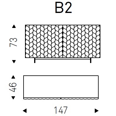 Lavander_B2_147 x 46 x H 73 cm