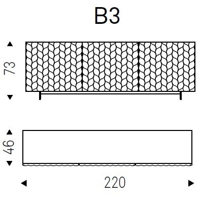 Lavander_B3_220 x 46 x H 73 cm