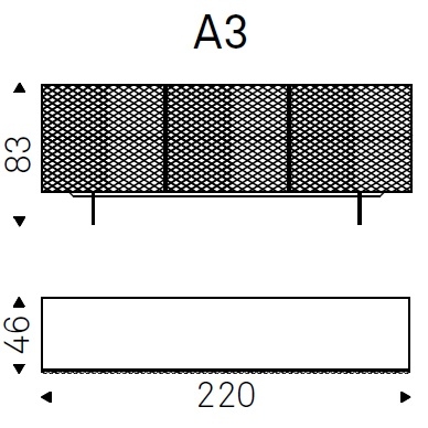 Royalton_ A3_220x46xH83 cm
