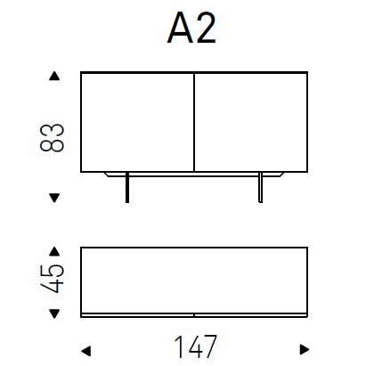 Focus_A2_147x46xH83 cm