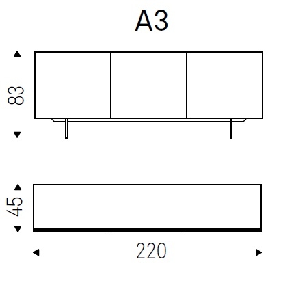 Focus_A3_220x46xH83 cm