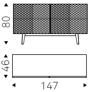 Absolut_ 147x46xH80 cm