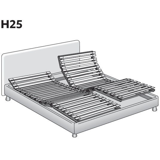 Notturno2_ H25_ Elektrisch verstellbare Federholzrahmen - Motion 4