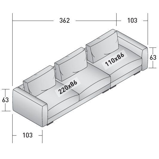 Myplace_ B1_p86_ 362 x 103 x H 63 cm