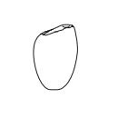 EMANB43_ 24 x 16 x H 43 cm (Beige)