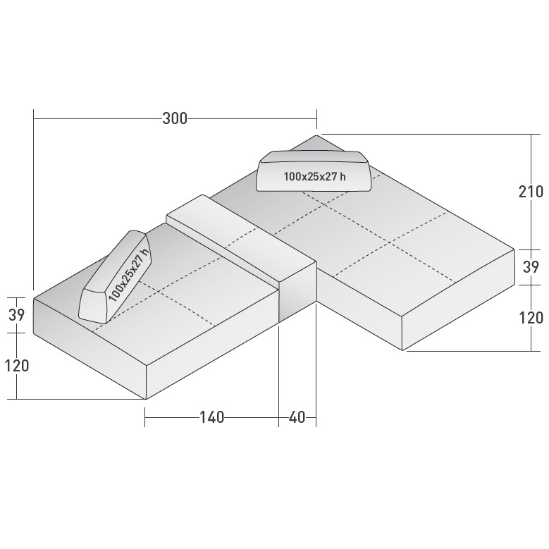 Softbench_ E_  300 x 210 cm