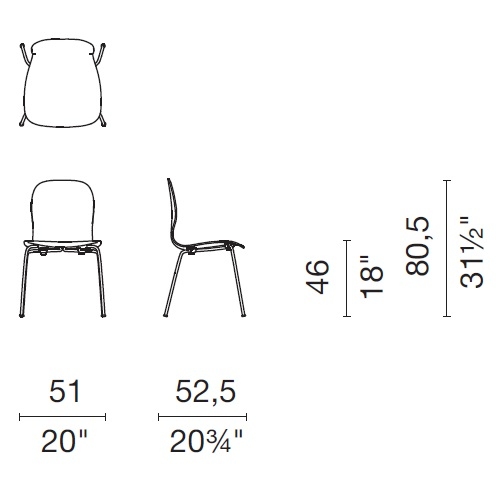 TW_1_ 51 x 52.5 x H 80.5 cm (Base de 4 patas)