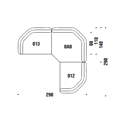 Comp. A13_ 290 x 290 cm