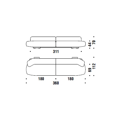 CB1_ 360 x 112 x H 70 cm