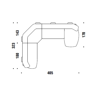 SP3_ 405 x 323 x H 70 cm