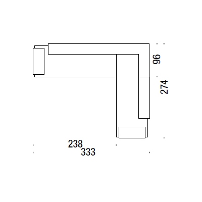 CC3_ 333 x 274 x H 73 cm