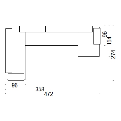 CD2_ 472 x 274 x H 73 cm