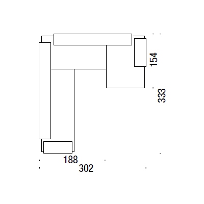 CG8_ 302 x 333 x H 73 cm