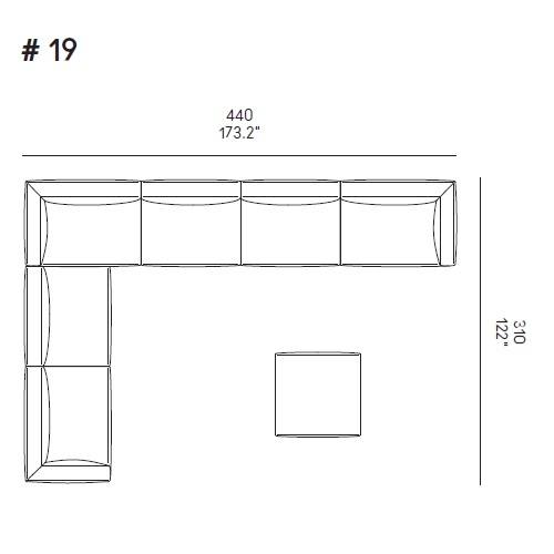 Coleman_ Comp. 19_ 440 x 310 x H 65 cm