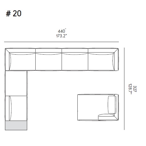 Coleman_ Comp. 20_ 440 x 327 x H 65 cm