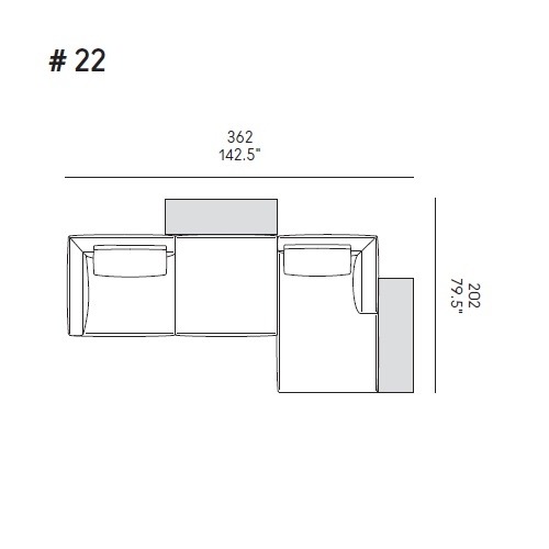 Coleman_ Comp. 22_ 362 x 202 x H 65 cm