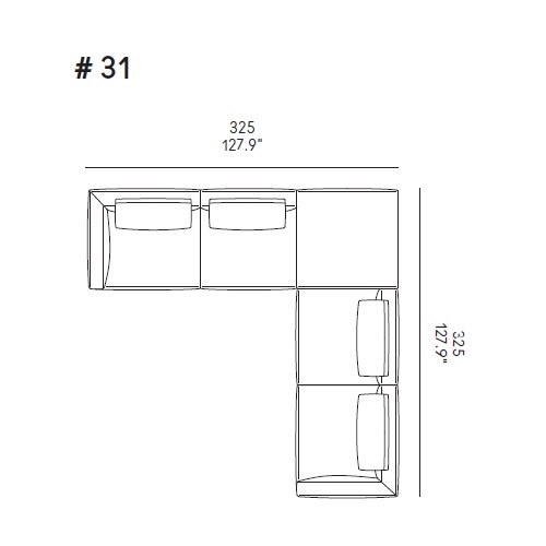 Coleman_ Comp. 31_ 325 x 325 x H 65 cm