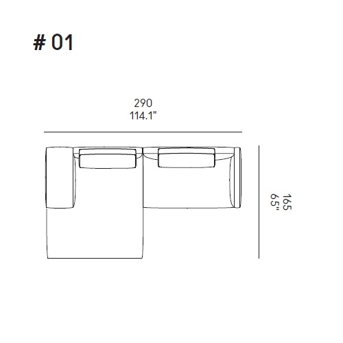 Dizzy_ Comp. 01_ 290 x 165 x H 81 cm
