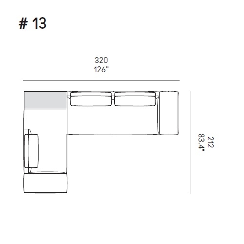 Dizzy_ Comp. 13_ 320 x 212 x H 81 cm