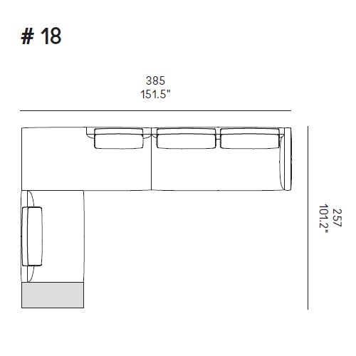 Dizzy_ Comp. 18_ 385 x 257 x H 81 cm