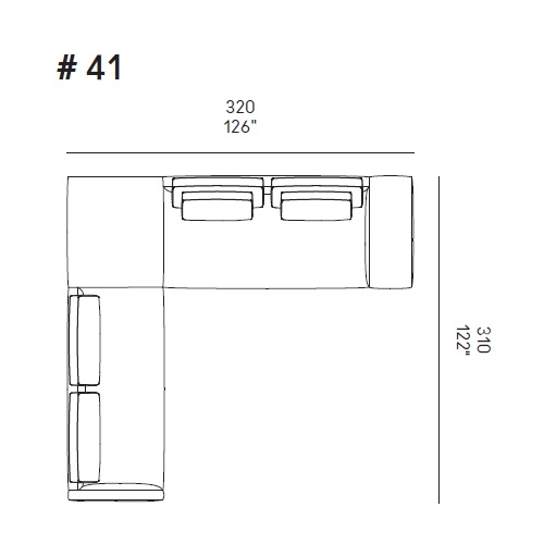Dizzy_ Comp. 41_ 320 x 310 x H 81 cm
