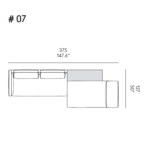 Miles_ Comp. 07_ 375 x 127 x H 80 cm