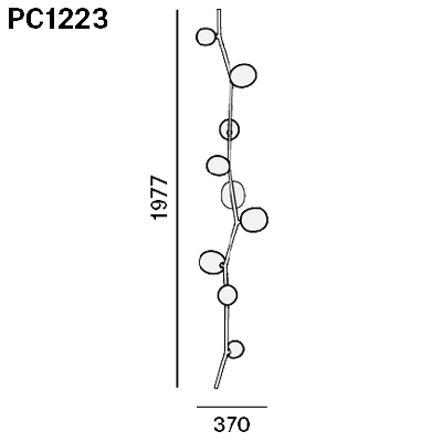 PC1223 _ 37 x H 197,7 cm