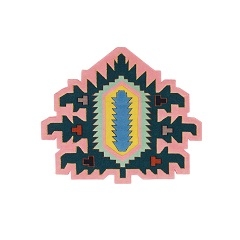 Rug Invaders - Palmette Lazer Canon_ Pink