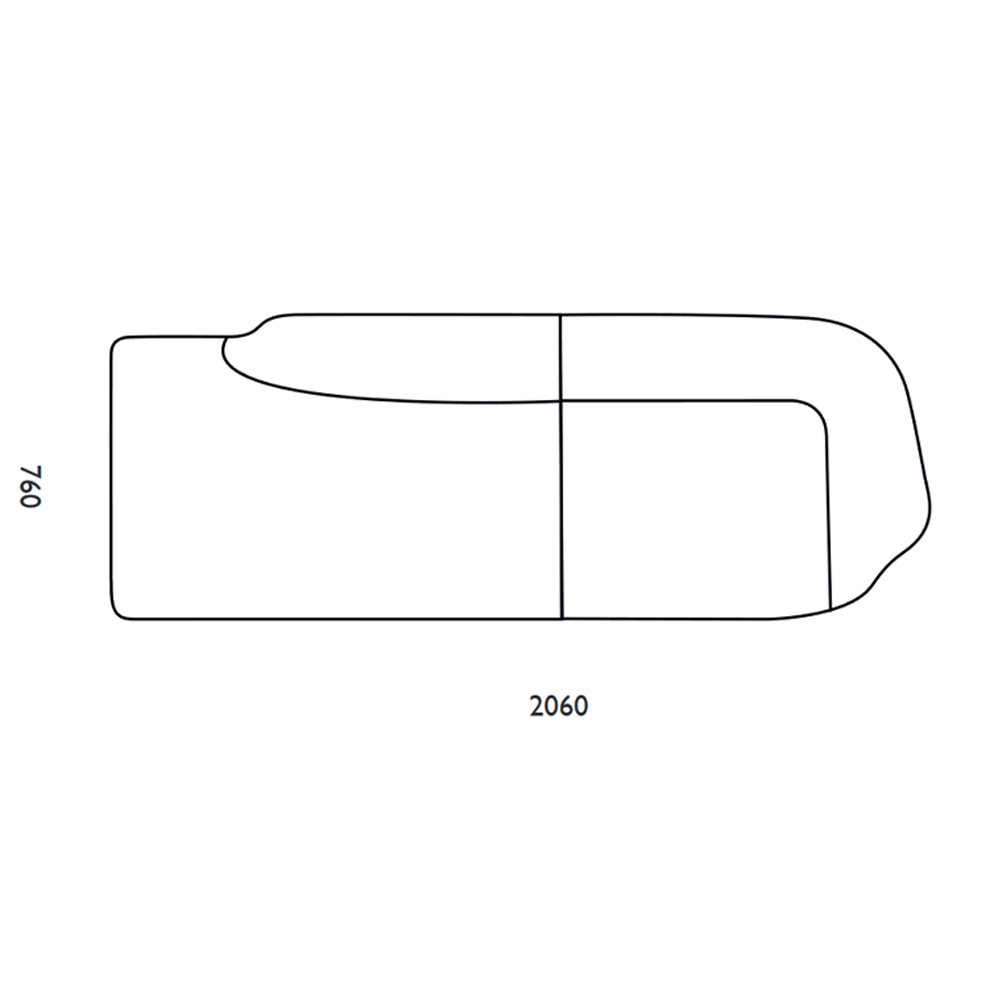 Modello Copenhagen - Sum_ COMP.1_ 76 x 206 cm
