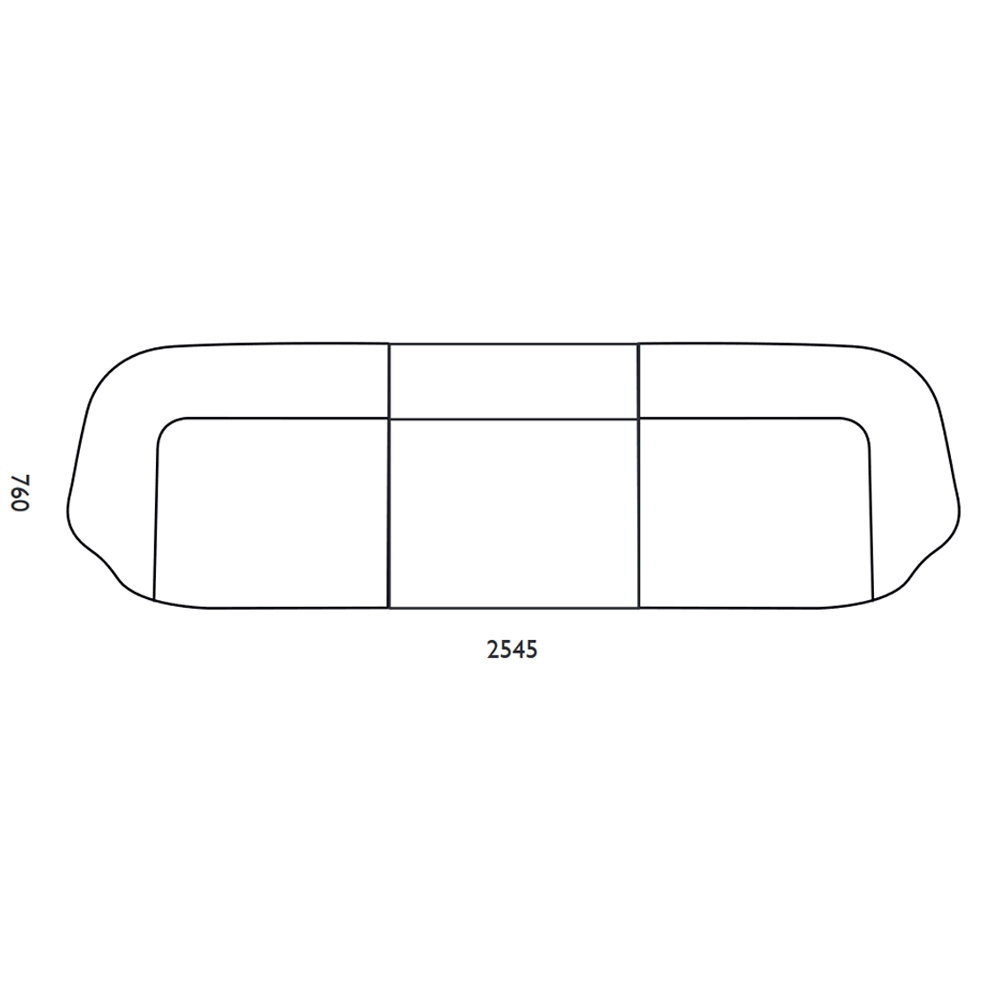 Modello Copenhagen - Sum_ COMP.2_ 76 x 254,5 cm