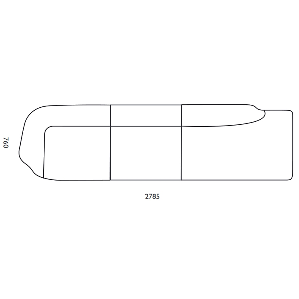 Modello Copenhagen - Sum_ COMP.4_ 76 x 278,5 cm