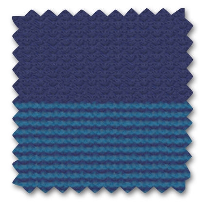 Striped Knit_ 02 ink blue / turquoise