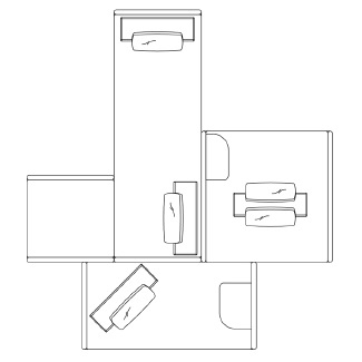 Lilas Mosaïque 1_333 x 370 cm