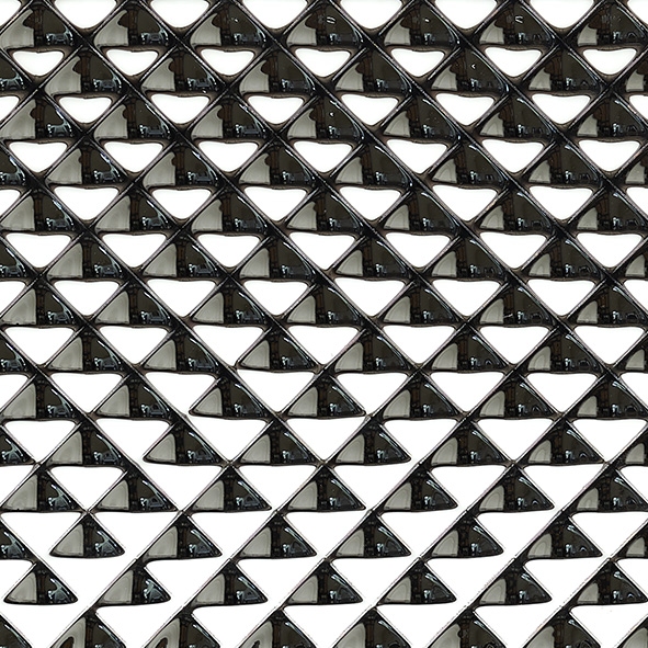 Atrium_ Fumé mirrored quilted