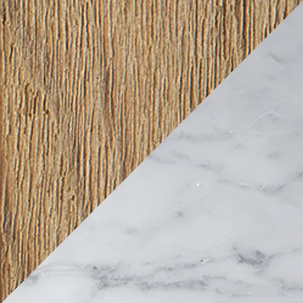 Teak Decapato / Mármol Estatuario