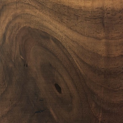 Walnut with knots