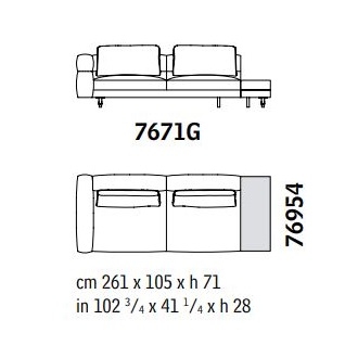 SOHO 02_ 261 x 105 x H 71 cm