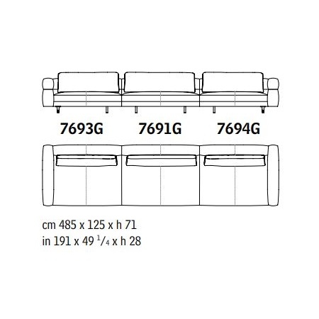 SOHO 17_ 485 x 125 x H 71 cm