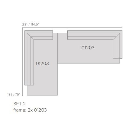 Pure Sofa_ Set 2 (291 x 193 cm)