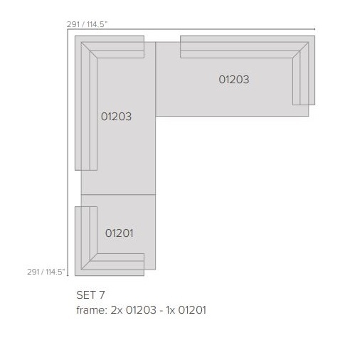 Pure Sofa_ Set 7 (291 x 291 cm)