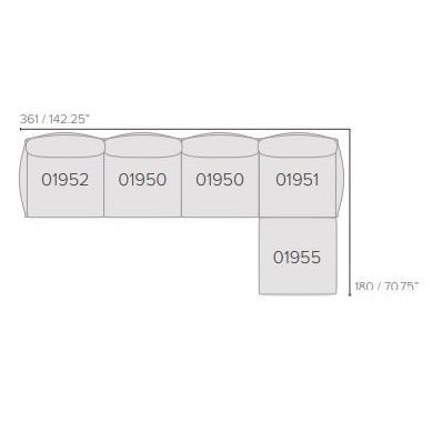 Nodi_ Set 8 (361 x 180 cm)