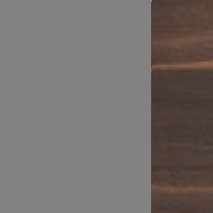 London Gray Fenix with heat-treated oak edge