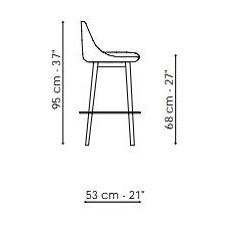 Itala Too_ 53 x 46 x H 95 cm