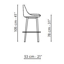Itala too_ 53 x 45 x H 105 cm