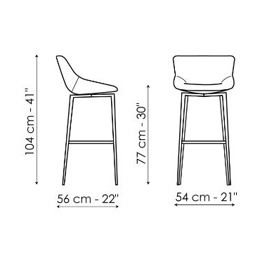 Artika Too_ 54 x 56 x H 104 cm
