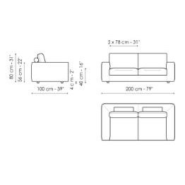 Superhiro_ 200 x 100 x H 80 cm