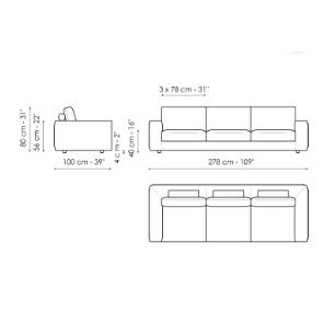 Superhiro_ 278 x 100 x H 80 cm