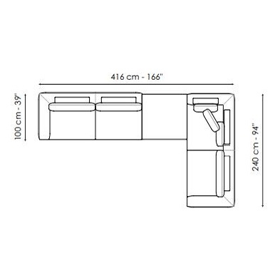 Superhiro_ Composition 4 (296 x 140 x H 80 cm)