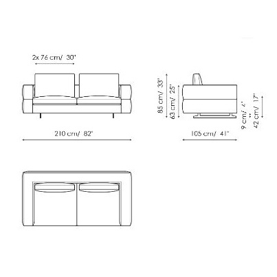 Ever More_ 210 x 105 x H 85 cm